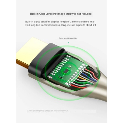 Кабель мультимедійний HDMI to HDMI 1.0m HD131 Gray Ugreen (UGR-50106)