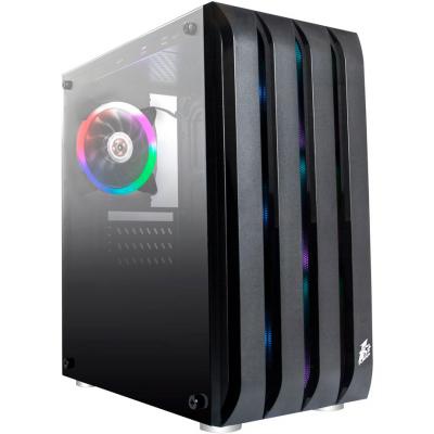 Корпус 1stPlayer Black Sir B2-R1 Color LED