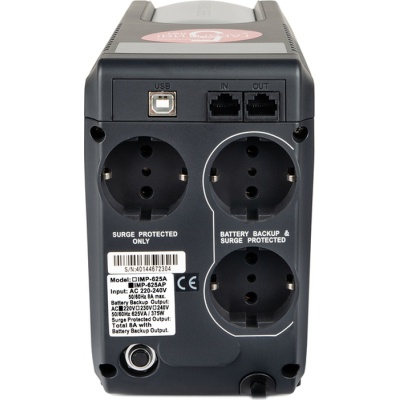 Пристрій безперебійного живлення Powercom IMP-625AP LED (IMP-625AP Schuko)