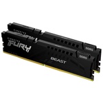 Модуль пам'яті для комп'ютера DDR5 32GB (2x16GB) 5200 MHz Beast AM5 Black Kingston Fury (ex.HyperX) (KF552C36BBEK2-32)