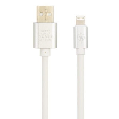 Дата кабель Mobiking Quick Charge iPhone 5 White (50735)