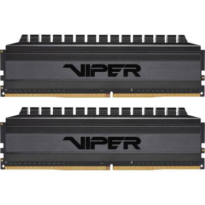 Модуль памяти для компьютера DDR4 8GB (2x4GB) 3200 MHz Viper 4 Blackout Patriot (PVB48G320C6K)