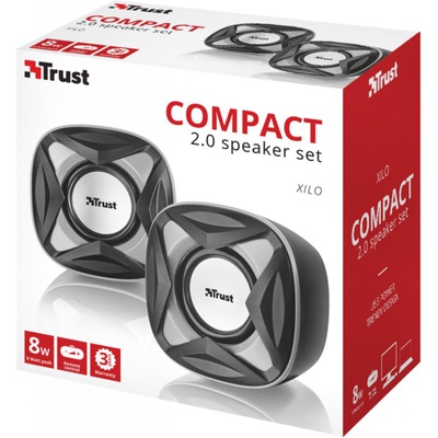 Акустическая система Trust Xilo Compact 2.0 Speaker Set black (21180)