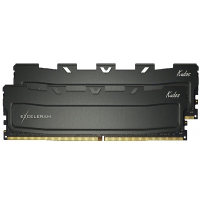 Модуль пам'яті для комп'ютера DDR4 64GB (2x32GB) 3200 MHz Black Kudos eXceleram (EKBLACK4643216CD)