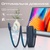 Дата кабель USB-C to USB-C springy.blue Promate (springy.blue)
