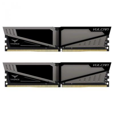 Модуль памяти для компьютера DDR4 16GB (2x8GB) 2400 MHz T-Force Vulcan Gray Team (TLGD416G2400HC14DC01)