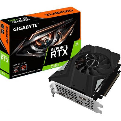 Видеокарта GIGABYTE GeForce RTX2060 6144Mb MINI ITX OC (GV-N2060IXOC-6GD)