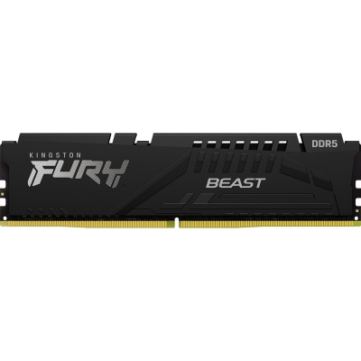 Модуль пам'яті для комп'ютера DDR5 16GB 6800 MHz Beast Black Kingston Fury (ex.HyperX) (KF568C34BB-16)