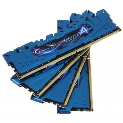 Модуль памяти DDR4 16GB (4x4GB) 2400 MHz Ripjaws4 G.Skill (F4-2400C15Q-16GRB)
