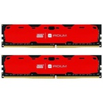 Модуль памяти для компьютера DDR4 16GB (2x8GB) 2400 MHz Iridium Red GOODRAM (IR-R2400D464L15S/16GDC)