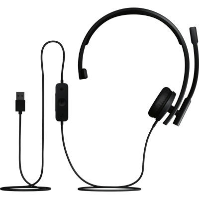 Навушники Logitech H570e Corded for Business Mono Teams USB-A Black (981-001426)