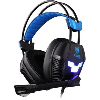 Наушники SADES Xpower Plus Black/Blue (SA706S-B-BL)