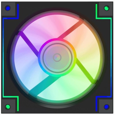 Кулер до корпусу Gamemax RD300 BK