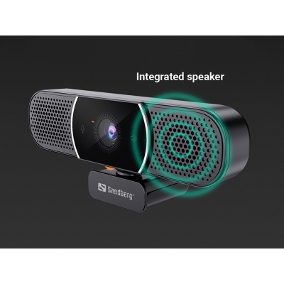 Веб-камера Sandberg All-in-1 Webcam 2K HD Speaker Black (134-37)