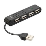 Концентратор Trust Vecco 4 Port USB 2.0 Mini Hub (14591)