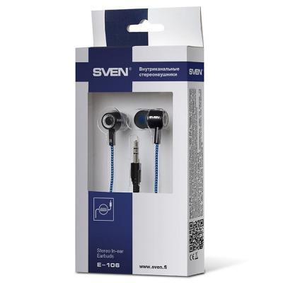 Наушники Sven E-106 black-blue