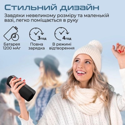 Акустична система Promate Capsule-2 Black (capsule-2.black)