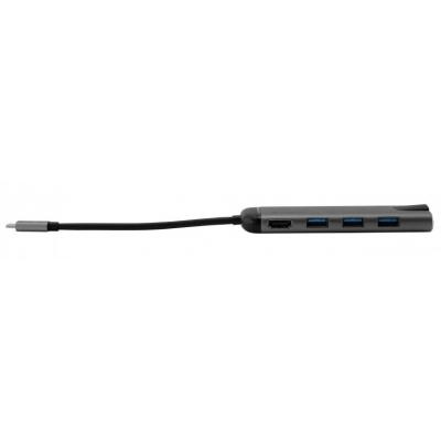 Концентратор Verbatim USB-C to U3.1G1/U3.0/HDMI/SD/mSD/RJ45 (49142)