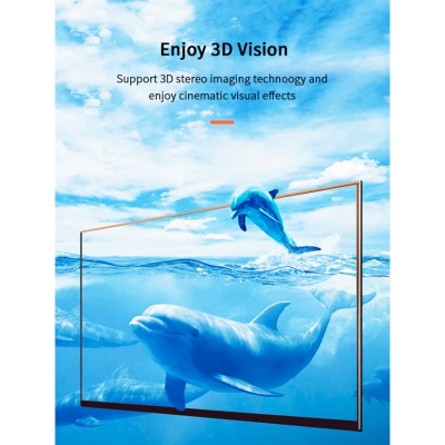 Кабель мультимедійний HDMI M to HDMI M 1.0m V2.0 4K60Hz Cabletime (CA915293)