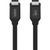 Дата кабель USB-C to USB-C 0.8m USB4 40Gbps 100W Black Belkin (INZ001BT0.8MBK)