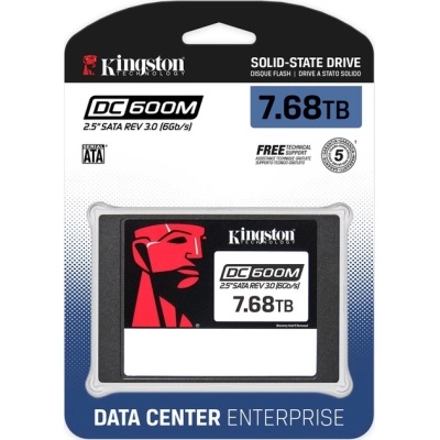 Накопичувач SSD 2.5' 7.68TB Kingston (SEDC600M/7680G)