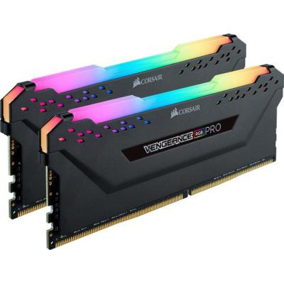 Модуль памяти для компьютера DDR4 32GB (2x16GB) 3200 MHz Vengeance RGB Pro Black CORSAIR (CMW32GX4M2C3200C16)