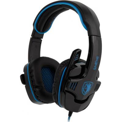 Наушники SADES Wolfang Black/Blue (SA901-B-BL)