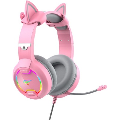 Навушники Havit HV-H2233d Cat Pink (HV-H2233d)