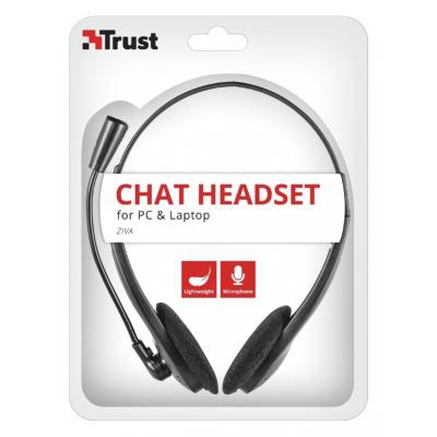 Наушники Trust Ziva Chat 3.5mm Black (21517)