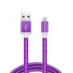 Дата кабель USB 2.0 – Micro USB 1.0m Purple ADATA (AMUCAL-100CMK-CPU)