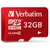 Карта памяти Verbatim 32GB microSDHC class 10 (#44044)