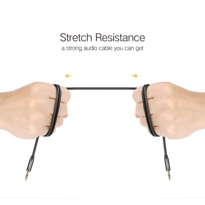 Кабель мультимедійний 3.5mm M to 3.5mm M 3.0m AV119 black UGREEN (10736)