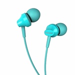 Наушники HF RM-501 Blue (mic + button call answering) Remax (37153)