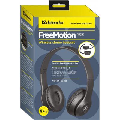 Наушники Defender FreeMotion B515 Bluetooth Black (63515)