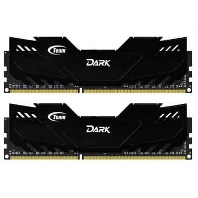Модуль памяти для компьютера DDR3 16GB (2x8GB) 2400 MHz Dark Series Black Team (TDKED316G2400HC11CDC01)