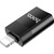 Перехідник UA17 Lightning M to USB F USB2.0 no data transfer Black HOCO (6931474761989)