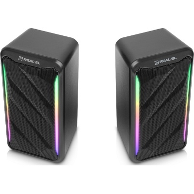 Акустична система REAL-EL S-130 USB Black (EL121100018)