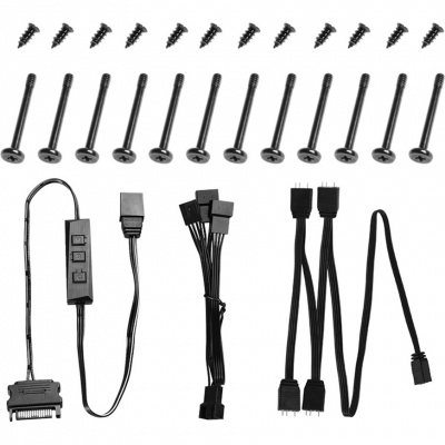 Кулер до корпусу ID-Cooling ZF-12025-ARGB-TRIO-SNOW
