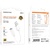 Перехідник USB-A to 3.5mm F 1.0m BV22 white BOROFONE (6941991117022)