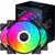 Кулер для корпуса Zezzio ZC-120 SRGB 3 in 1 Ki