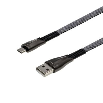 Дата кабель USB 2.0 AM to Micro 5P 1.0m black Grand-X (FM09)