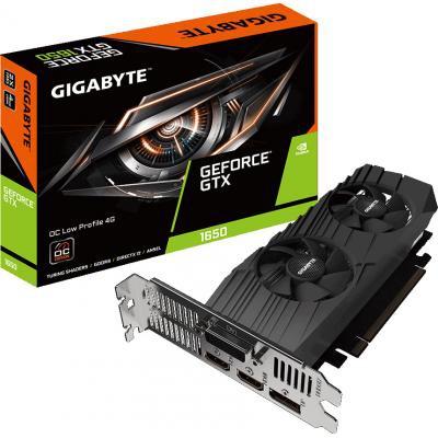 Видеокарта GIGABYTE GeForce GTX1650 4096Mb OC LP D6 (GV-N1656OC-4GL)