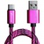 Дата кабель USB 2.0 AM to Type-C 1.0m Rose/Black Grand-X (FC05RSB)