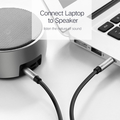 Кабель мультимедійний 3.5mm M to 3.5mm M 3.0m AV119 black UGREEN (10736)