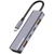 Концентратор Canyon hub DS-18 5in1 USB-C Grey (CNS-TDS18)