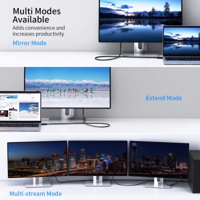Кабель мультимедійний DisplayPort to DisplayPort 2.0m v1.4 8K60Hz Choetech (XDD01-V1-BK)