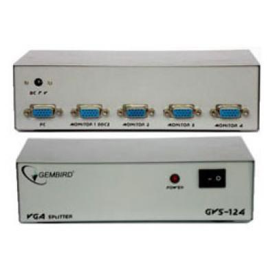 Разветвитель Cablexpert VGA на 4 порта (GVS124)
