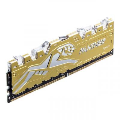 Модуль памяти для компьютера DDR4 8GB 3000 MHz Panther Rage RGB Silver-Golden Apacer (EK.08G2Z.GJM)
