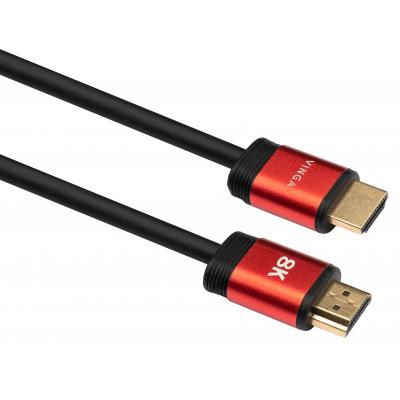 Кабель мультимедійний HDMI to HDMI 1.8m v2.1 8K Vinga (VCPHDMIMM211.8)