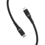 Дата кабель USB-C to Lightning powerline-ci120.black Promate (powerline-ci120.black)